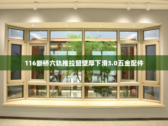 116断桥六轨推拉窗壁厚下滑3.0五金配件